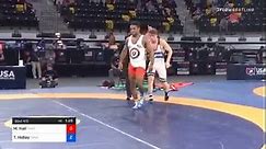 Match of the Day Mark Hall and Trent Hidlay wrestle in the 2021 Senior Nationals finals