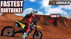 RIDING THE FASTEST DIRTBIKE IN MXBIKES HISTORY!!