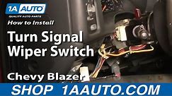 How to Replace Combination Switch 98-04 GMC Sonoma