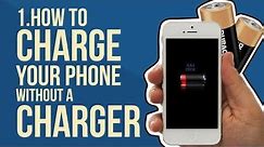 How to Charge your Android phone without a charger
