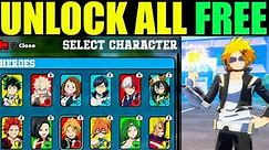 how to unlock all characters in my hero ultra rumble (FREE)