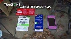 AT&T iPhone 4S on Tracfone 90 day cellphone plan Sim LTE $13 per Month