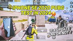wow Smooth+60 fps Graphics Test on iphone Se 2020|| PUBG mobile