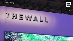 The Wall: Samsung's MicroLED TV at CES 2018