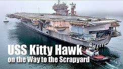 USS Kitty Hawk Bids Farewell: This US Aircraft Carrier on the Way to the Scrapyard