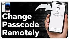 How To Change iPhone Passcode From Another Device