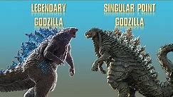 Differences Between Legendary Godzilla and Singular Point Godzilla