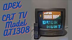 APEX CRT Color TV (Model AT1308) Ebay Listing