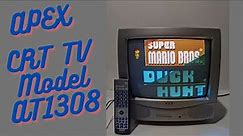 APEX CRT Color TV (Model AT1308) Ebay Listing