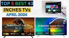 Best 43 Inch smart TVs in India|Best 4k tv in budget|Best 4K TV in India 2024