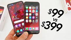 Apple's Cheapest iPhone vs. Samsung's Cheapest Phone