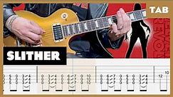 Velvet Revolver - Slither - Guitar Tab | Drop D Tuning | Lesson | Cover | Tutorial