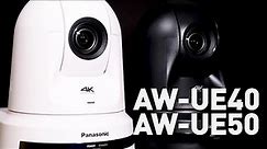 Panasonic 4K PTZ camera AW-UE50W/K, AW-UE40W/K