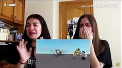 Two girls crying reaction meme