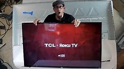 I TRIED TO FIX MY BROKEN 55 INCH TCL ROKU TV!!