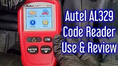 How To Use Autel Auto Link AL329 OBD2 Code Reader - Check Engine Light