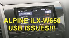 Alpine iLX-W650 Android Auto issues and fix. Use Apple Carplay $20 fix.