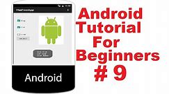 Android Tutorial for Beginners 9 # Android Checkbox Basics and Example