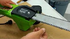 How to adjust and maintain an electric chainsaw