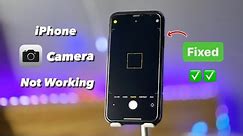 iPhone Camera Problem || iPhone Camera Black Screen Issue 😍 - Fixed