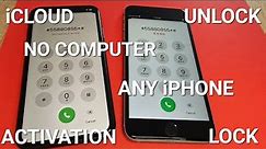 iCloud Activation Lock Bypass without Computer Any iPhone 4,5,6,7,8,X,11,12,13,14✔️iCloud Unlock✔️
