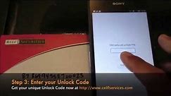 How to Unlock Sony Xperia Z2 by Unlock Code - SIM Network Unlock PIN