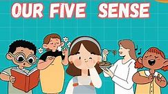our 5 sense|sense organs|five senses|sense organs function|five senses for kids.