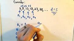 Arithmetic Sequences: A Formula for the ' n - th ' Term
