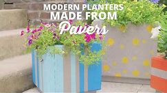 DIY Concrete Planters Made From Pavers - DIY Network