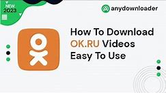 How To Download Any Videos From OK.RU (Odnoklassniki) | 100% Working 2024 Updated Method