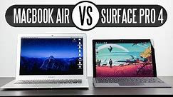Microsoft Surface Pro 4 vs 2015 13.3" Macbook Air - Which One Is Better?