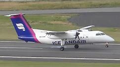 Icelandair Dash 8-200 Landing | Reykjavik Airport