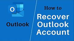 How to Recover Outlook Account 2021 l Reset Password Outlook.com