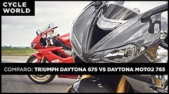 Triumph Daytona 675 vs. Daytona Moto2 765 | Comparison