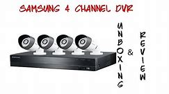 Samsung 4 Channel Surveillance System Unboxing and Review