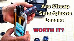 Are Cheap Smartphone Lens kits worth it? I do the TEST, you Decide!