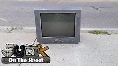 Apex AT2002S CRT TV - Junk on the Street