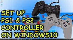 [How To] USE A PS1 & PS2 CONTROLLER ON PC WINDOWS 10 TUTORIAL