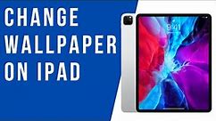 How to Set Your iPad's Background Wallpaper | How To Change The Wallpaper On iPad