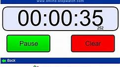 1 minute timer (Online stopwatch)