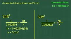Convert Square Feet to Square Meters