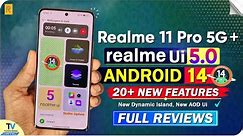 Realme 11 Pro 5g New realme Ui 5.0 Android 14 Update Full Review | Realme 11 Pro Plus 5g New update