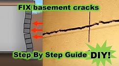 Basement cracking SOLUTION! Fix major block foundation cracks without expensive contractors!