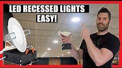 How to install LED Recessed Ceiling Lights EASY! Ultra Thin - Huge Upgrade! (Downlights Lighting)