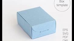 Gift box SVG Cricut Jewelry box template. Instruction Design #554.