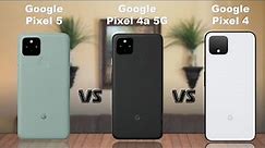 Google Pixel 5 vs Google Pixel 4a 5G vs Google Pixel 4