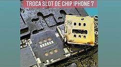 TROCA DE SLOT DO SIM CARD ( chip ) IPHONE 7 / 7 PLUS RÁPIDO E FÁCIL!!