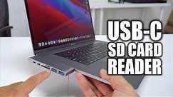 How to READ Any SD Card on MacBook Air/Pro - USB-C to SD Cards