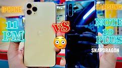 Shocking iPhone 11 Pro Max vs Samsung Note 10 Plus( SNAPDRAGON) Results!