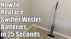 How To Replace Batteries In A Swiffer WetJet